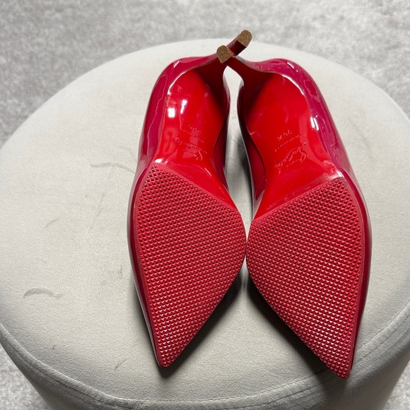 Christian Louboutin Glossy Red Heels - Picture 8 of 9